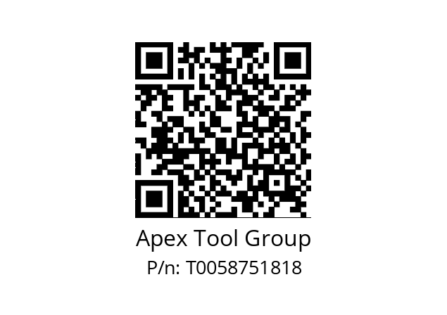   Apex Tool Group T0058751818