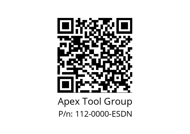   Apex Tool Group 112-0000-ESDN