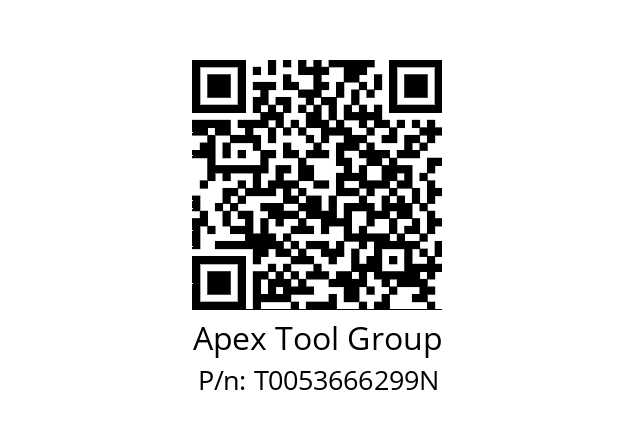   Apex Tool Group T0053666299N