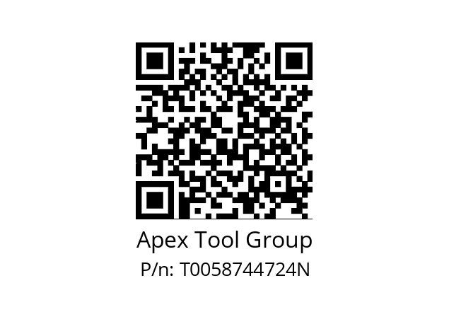   Apex Tool Group T0058744724N