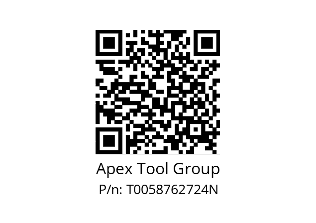   Apex Tool Group T0058762724N