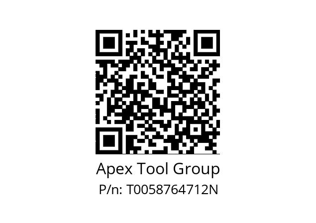   Apex Tool Group T0058764712N