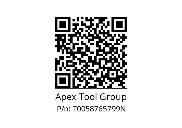   Apex Tool Group T0058765799N