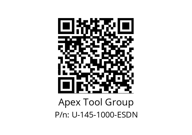   Apex Tool Group U-145-1000-ESDN