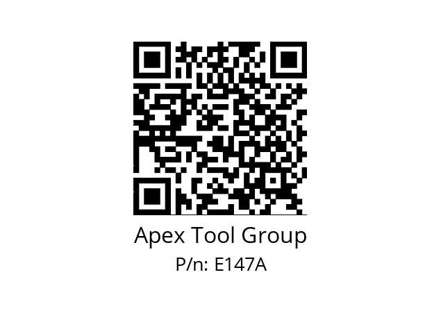   Apex Tool Group E147A