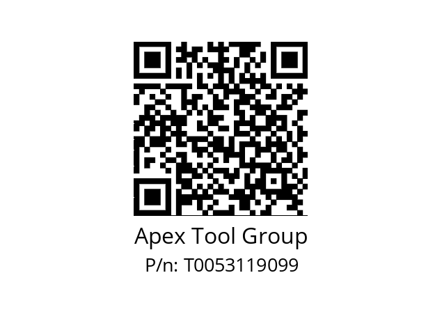   Apex Tool Group T0053119099