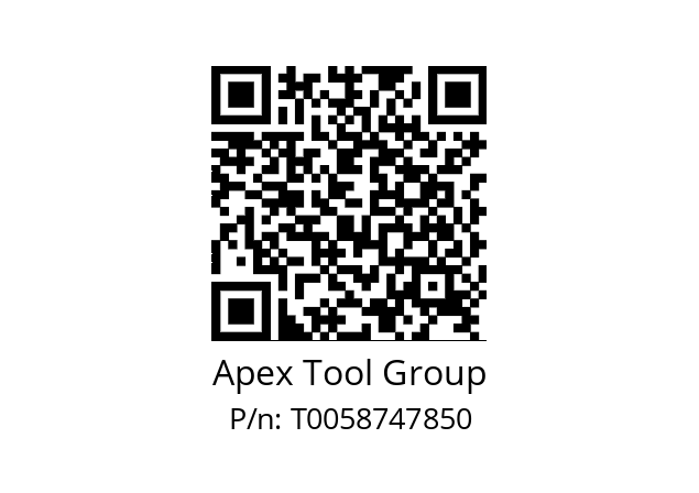   Apex Tool Group T0058747850