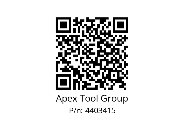   Apex Tool Group 4403415