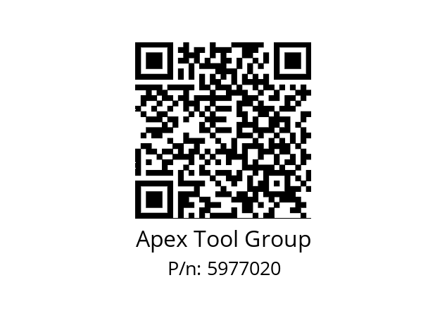   Apex Tool Group 5977020