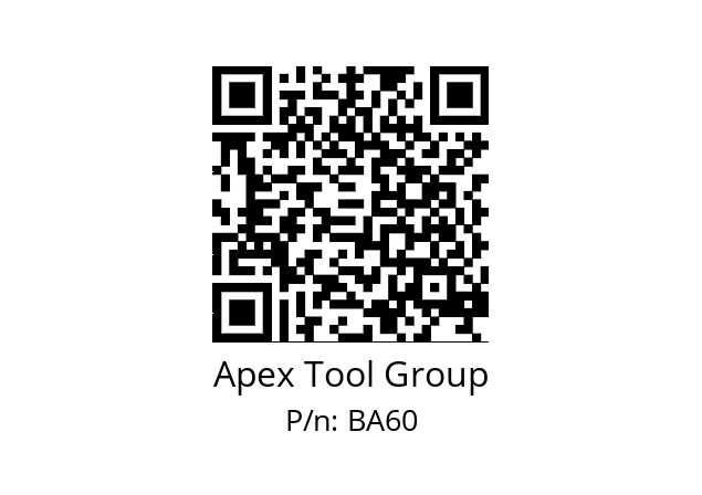   Apex Tool Group BA60