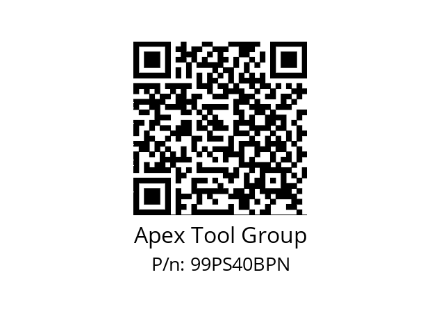   Apex Tool Group 99PS40BPN