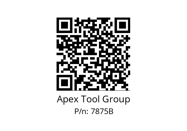   Apex Tool Group 7875B