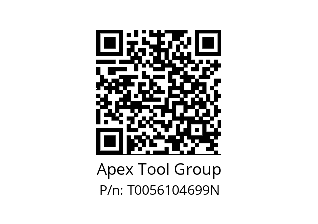   Apex Tool Group T0056104699N