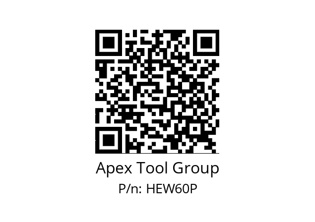   Apex Tool Group HEW60P