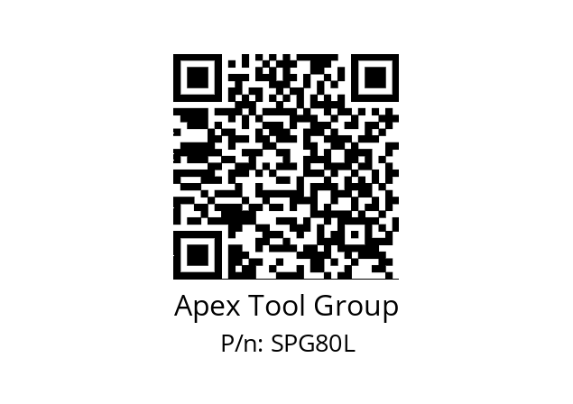   Apex Tool Group SPG80L