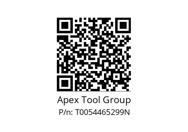   Apex Tool Group T0054465299N