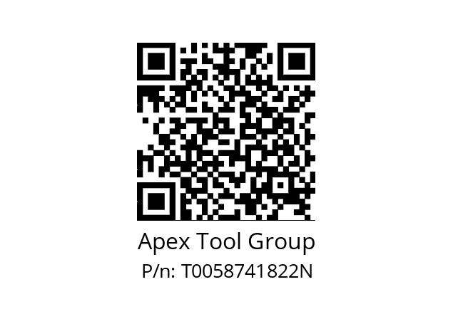   Apex Tool Group T0058741822N