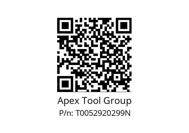   Apex Tool Group T0052920299N