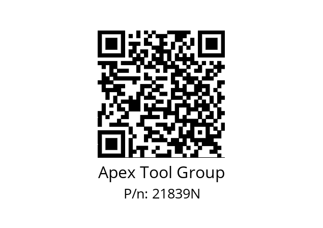   Apex Tool Group 21839N