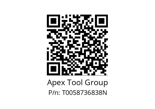   Apex Tool Group T0058736838N