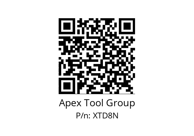   Apex Tool Group XTD8N