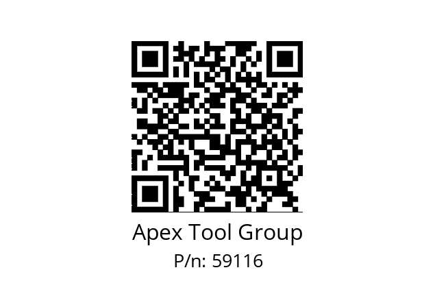   Apex Tool Group 59116