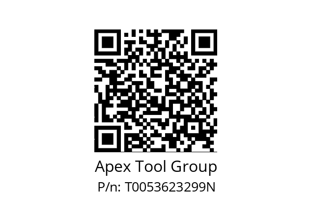   Apex Tool Group T0053623299N