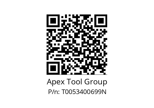   Apex Tool Group T0053400699N