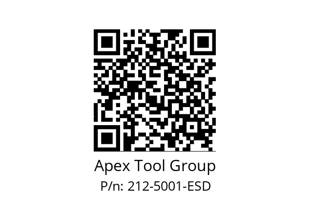   Apex Tool Group 212-5001-ESD