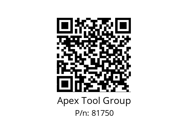   Apex Tool Group 81750