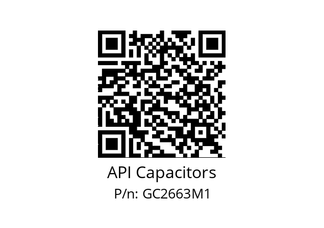   API Capacitors GC2663M1