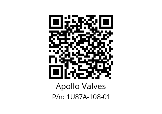   Apollo Valves 1U87A-108-01