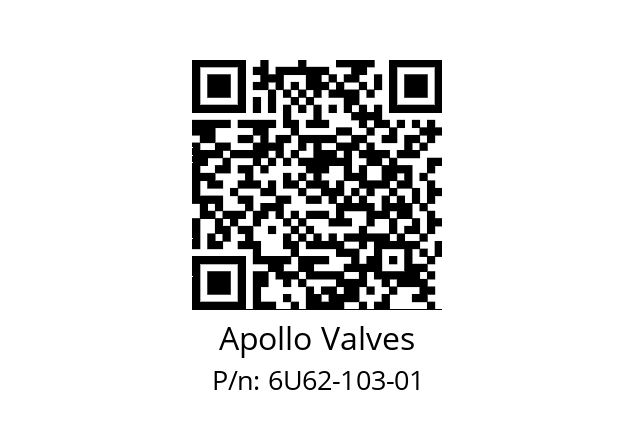   Apollo Valves 6U62-103-01