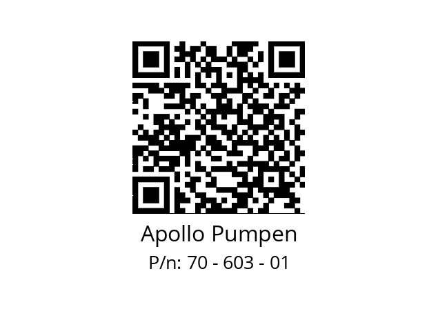   Apollo Pumpen 70 - 603 - 01