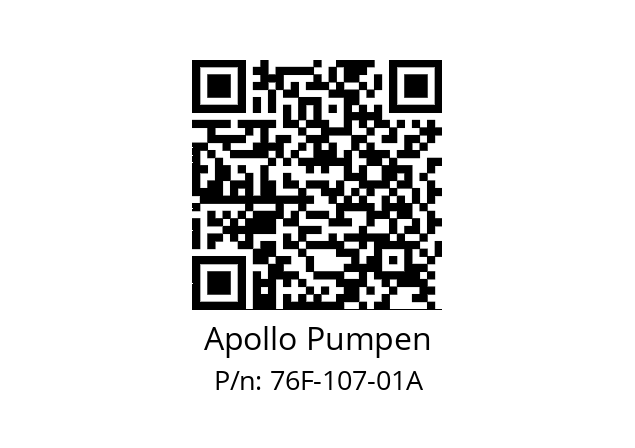   Apollo Pumpen 76F-107-01A