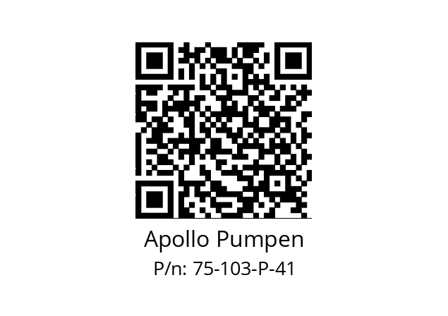   Apollo Pumpen 75-103-P-41