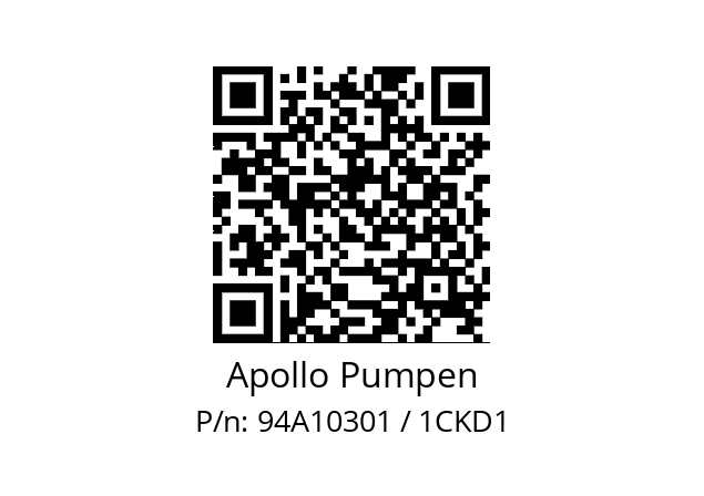   Apollo Pumpen 94A10301 / 1CKD1