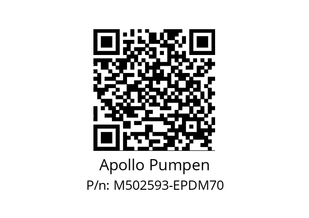   Apollo Pumpen M502593-EPDM70