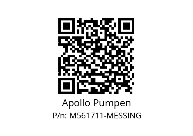   Apollo Pumpen M561711-MESSING