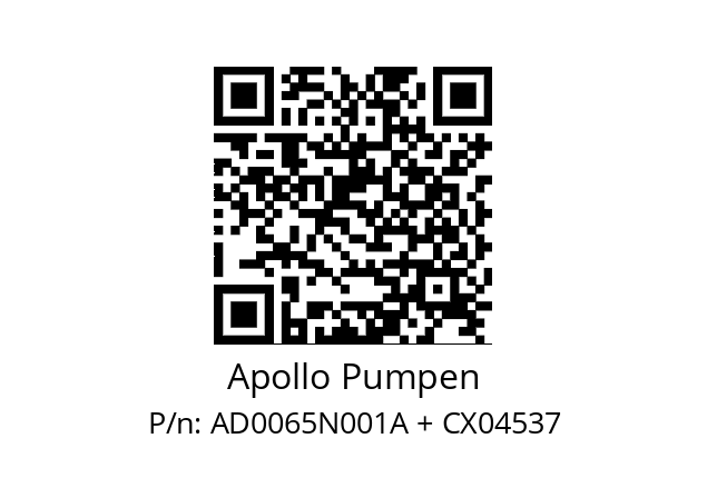   Apollo Pumpen AD0065N001A + CX04537