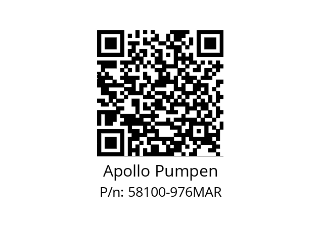   Apollo Pumpen 58100-976MAR