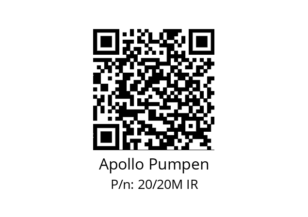   Apollo Pumpen 20/20M IR