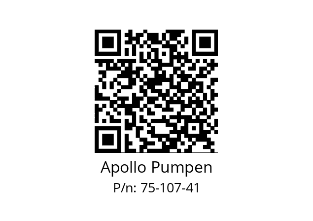   Apollo Pumpen 75-107-41