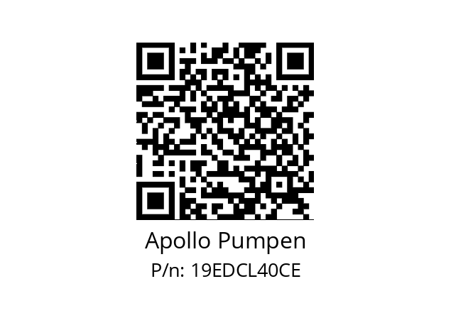   Apollo Pumpen 19EDCL40CE