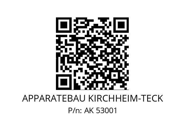   APPARATEBAU KIRCHHEIM-TECK AK 53001