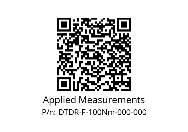   Applied Measurements DTDR-F-100Nm-000-000