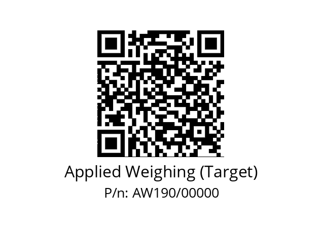   Applied Weighing (Target) AW190/00000