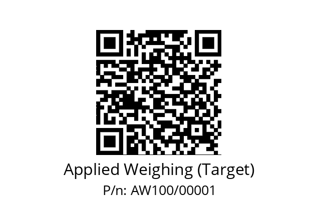   Applied Weighing (Target) AW100/00001