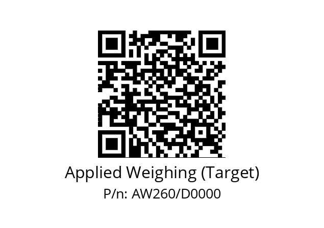   Applied Weighing (Target) AW260/D0000