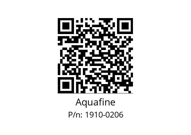   Aquafine 1910-0206